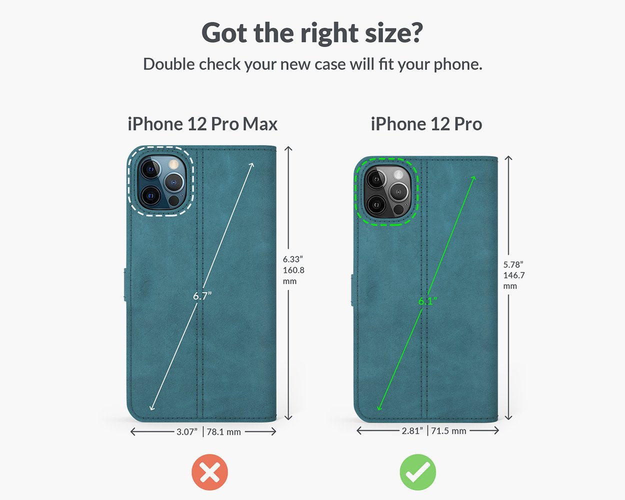 Apple iPhone 12 Pro - Vintage Leather Wallet Phone Case