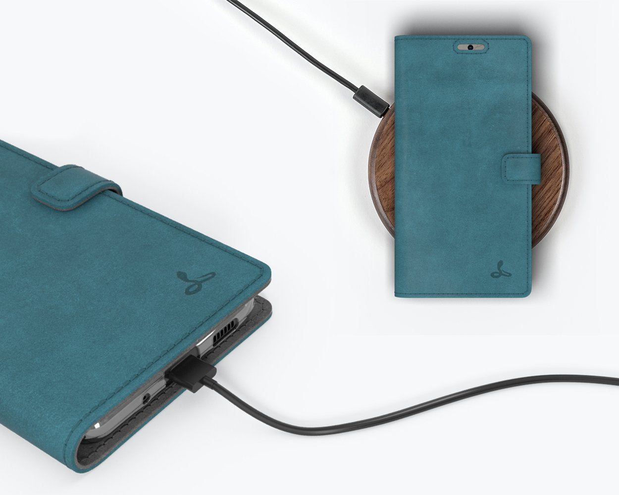 Samsung Galaxy S20 - Vintage Leather Wallet Phone Case