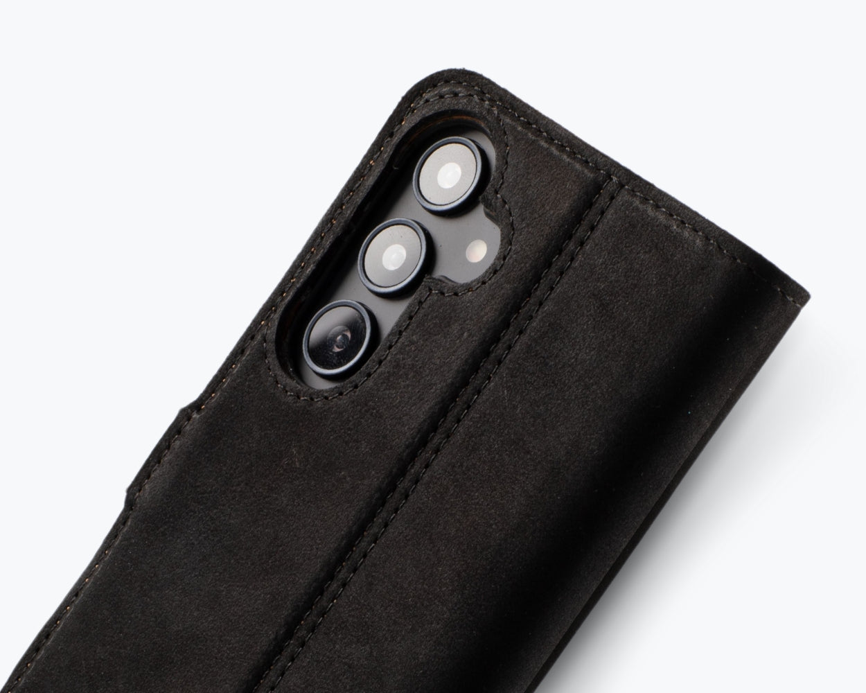 Samsung Galaxy A55 - Vintage Leather Wallet Phone Case