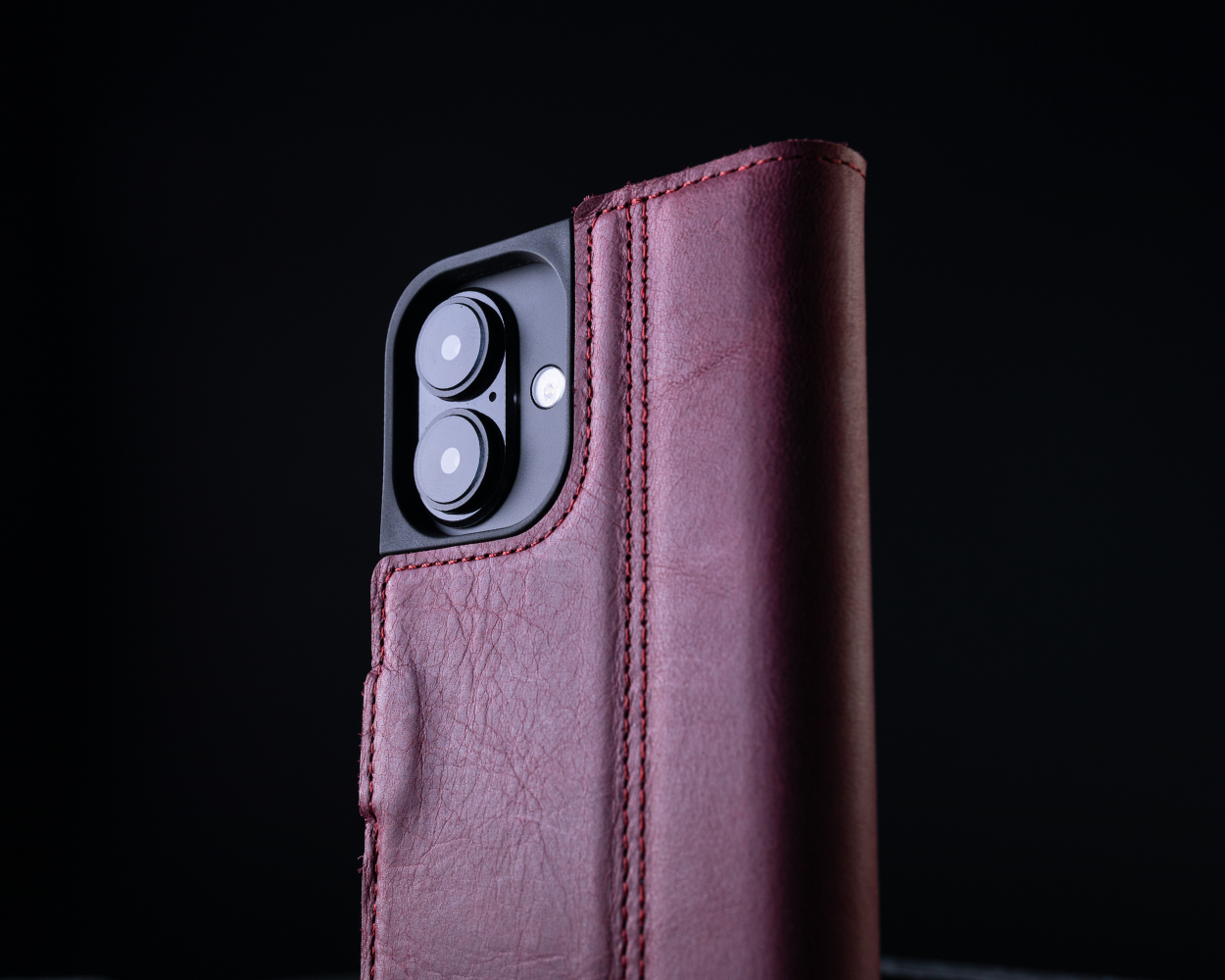 Apple iPhone 16 Plus - Vintage Leather Wallet Phone Case