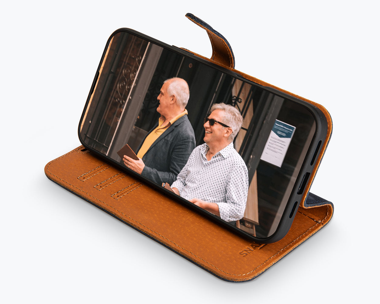 Apple iPhone 16 Plus - Vintage Leather Wallet Phone Case