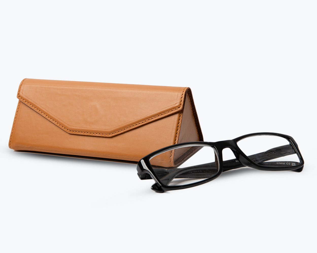 Metro Foldable Leather Glasses Case