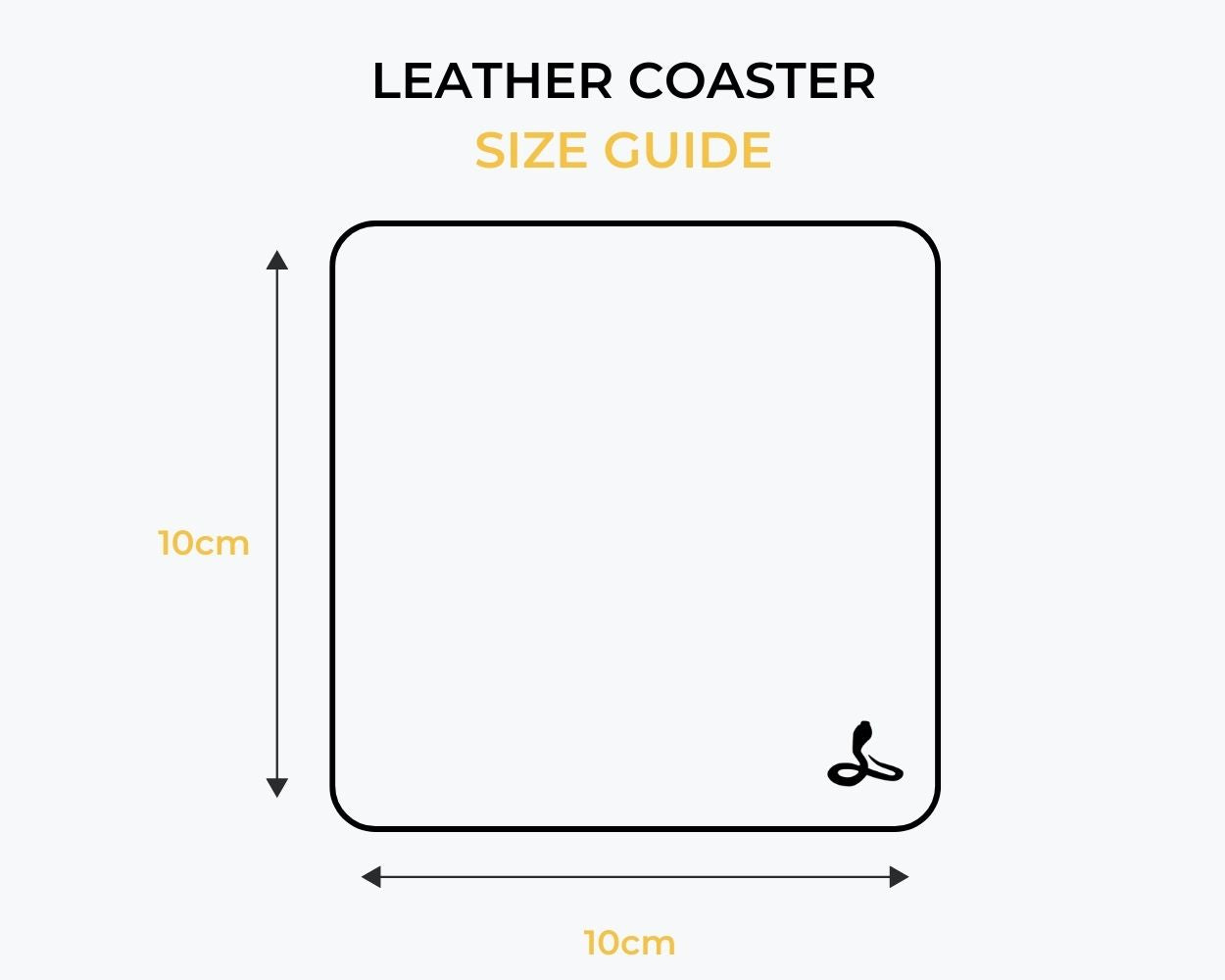 Metro Leather Coaster (x1)