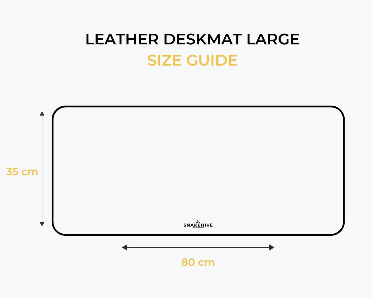 Metro Leather Desk Mat - Large
