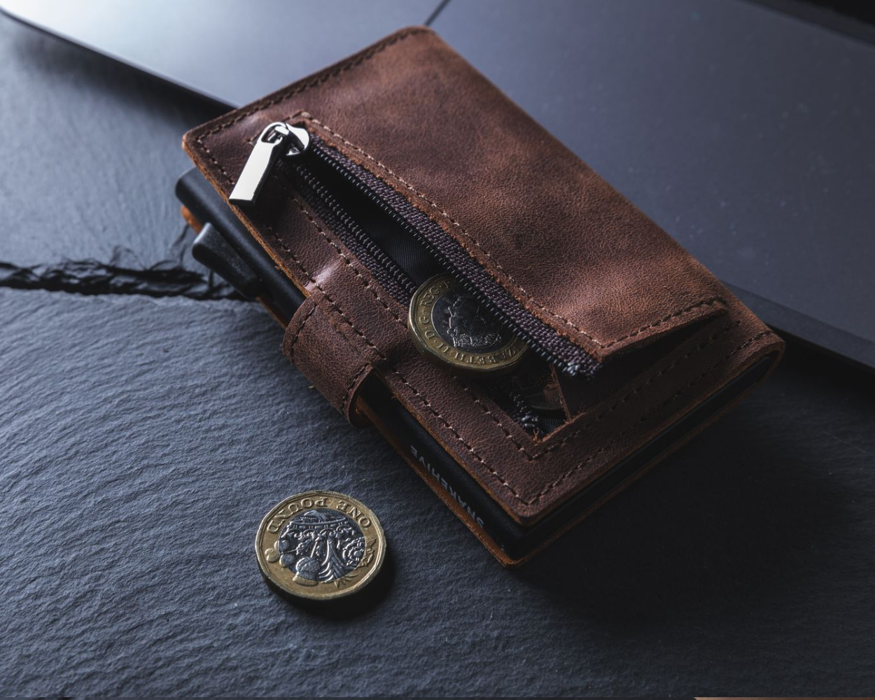 Vintage Leather Smart RFID Wallet