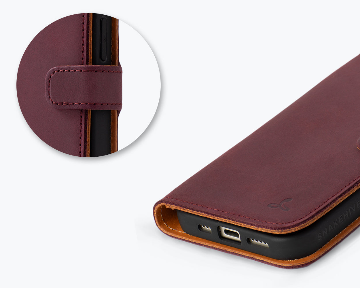 Apple iPhone 16e - Vintage Leather Wallet Phone Case