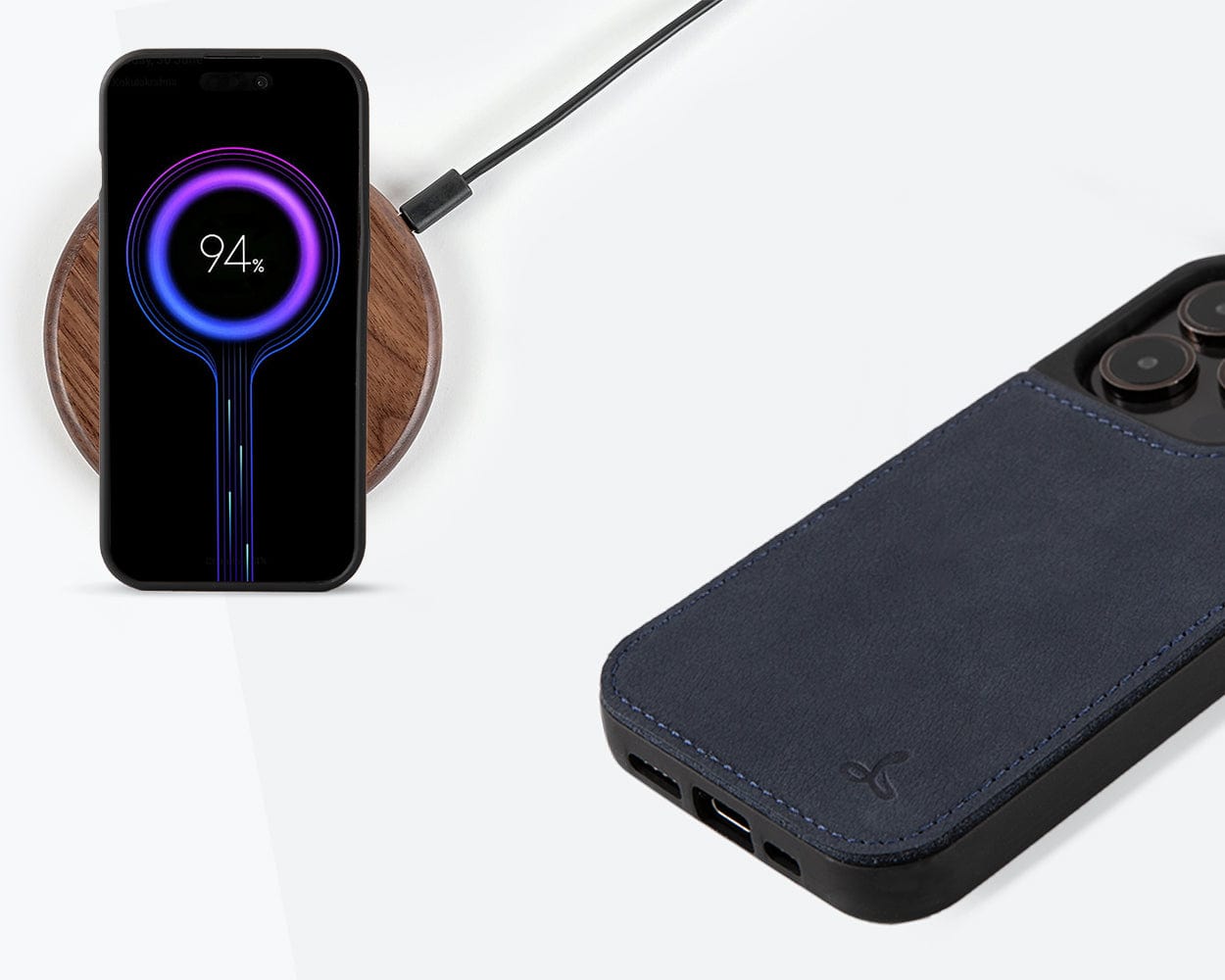 Apple iPhone 15 Pro - Vintage Leather Back Case