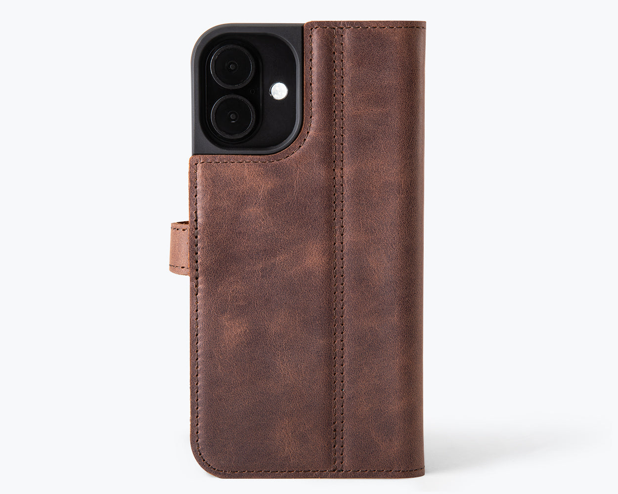 Apple iPhone 16 Plus - Vintage Leather Wallet