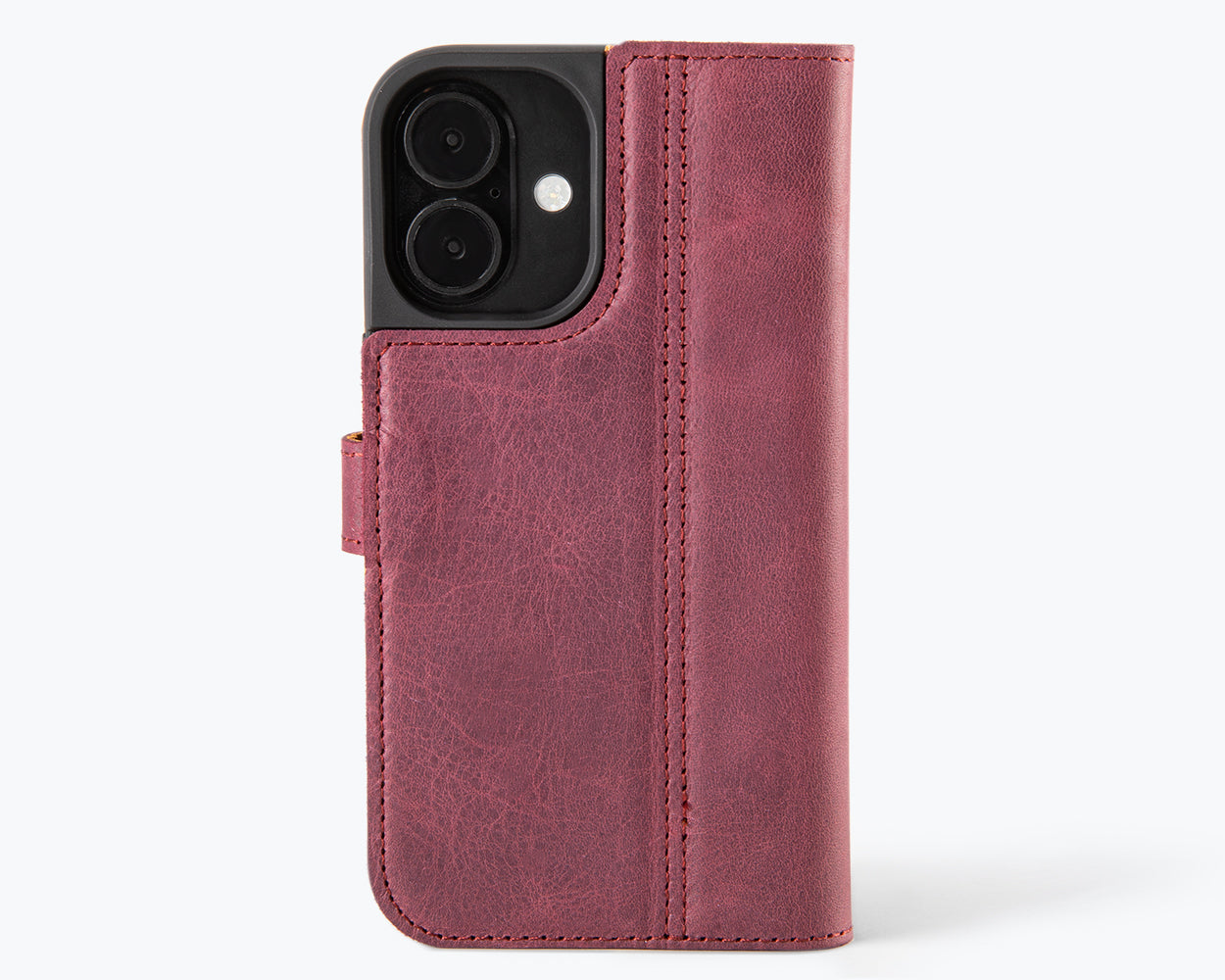 Apple iPhone 16 - Vintage Leather Wallet