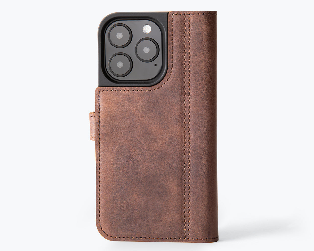 Apple iPhone 16 Pro Max - Vintage Leather Wallet