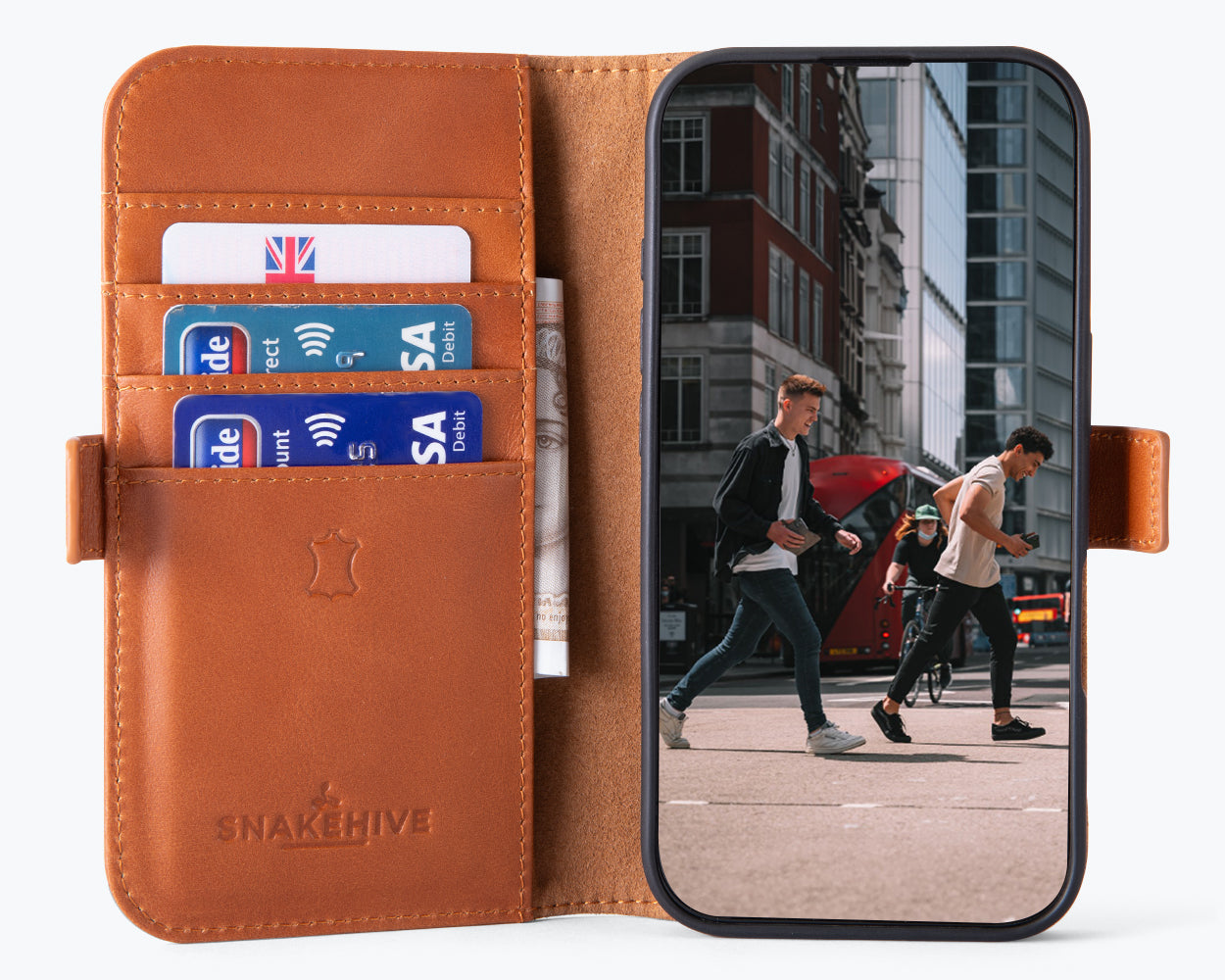 Apple iPhone 16 - Metro Leather Wallet