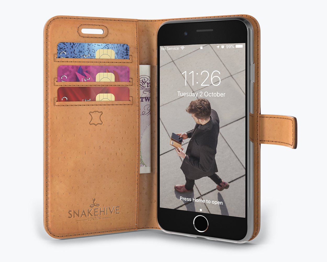 Vintage Leather Wallet - Apple iPhone SE (2020) / SE (2022)