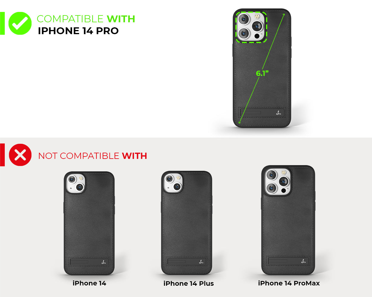 Apple iPhone 14 Pro - Metro Leather Phone Case