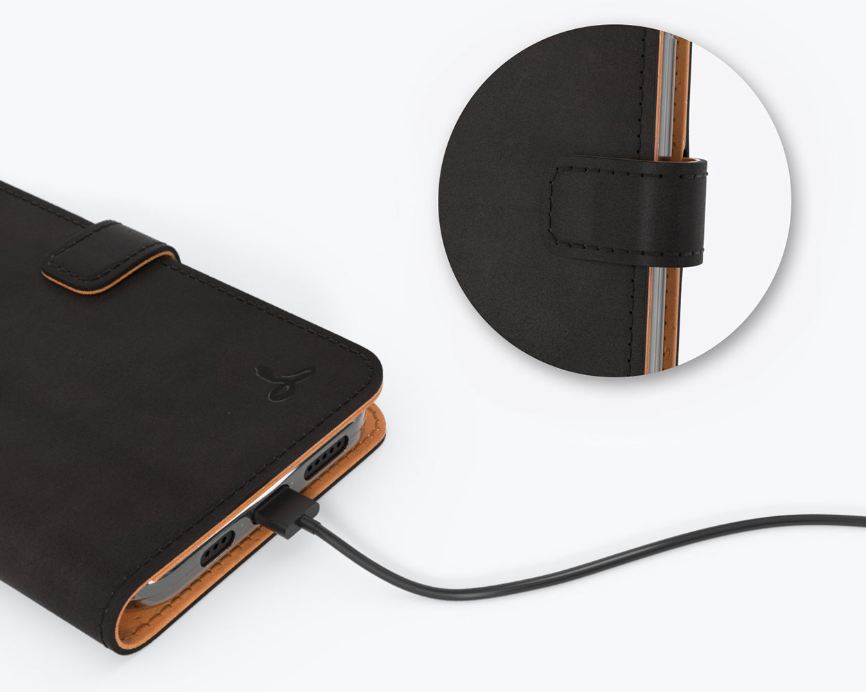 Vintage Leather Wallet - Apple iPhone 12 Mini