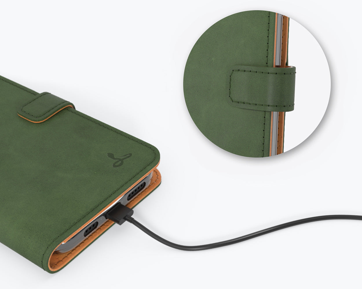 Vintage Leather Wallet - Apple iPhone 12 Pro