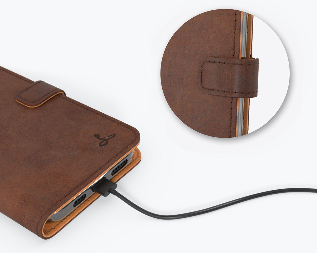 Vintage Leather Wallet - Apple iPhone 12 Pro Max