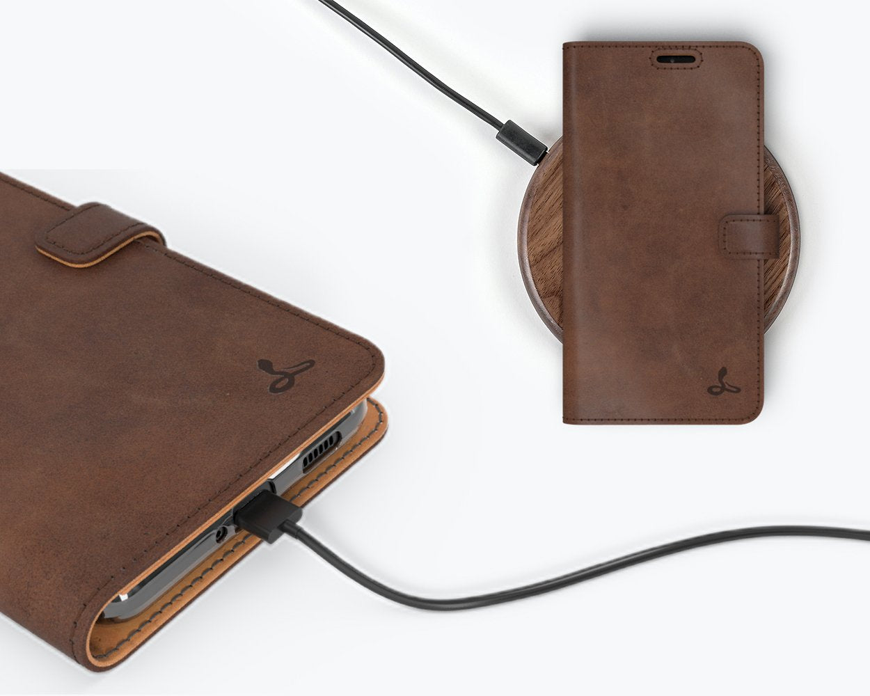 Vintage Leather Wallet - Samsung Galaxy S21 Ultra