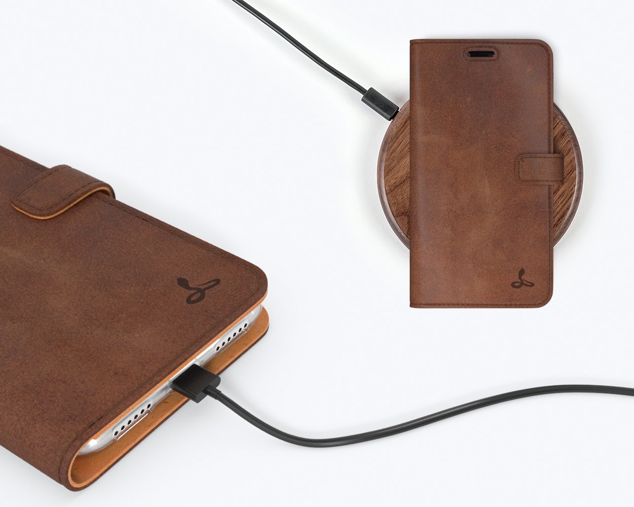 Vintage Leather Wallet - Apple iPhone XR
