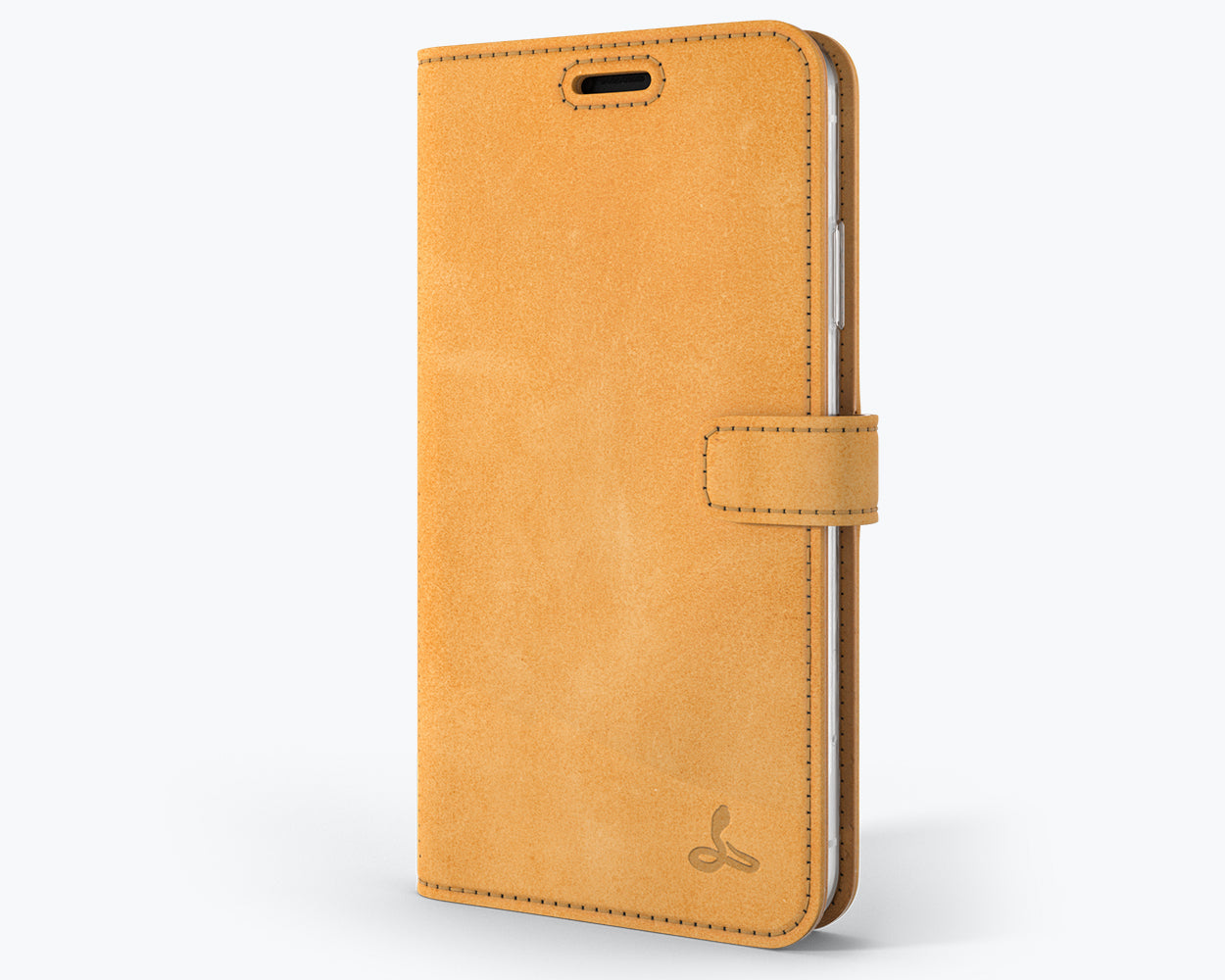 Vintage Leather Wallet - iPhone 20XX