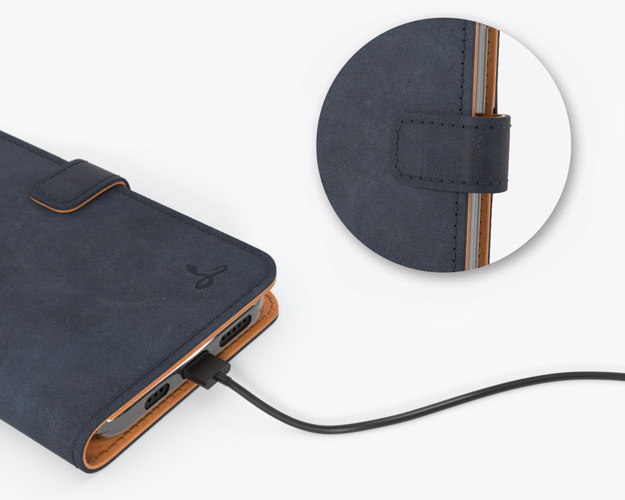 Vintage Leather Wallet - Apple iPhone 12