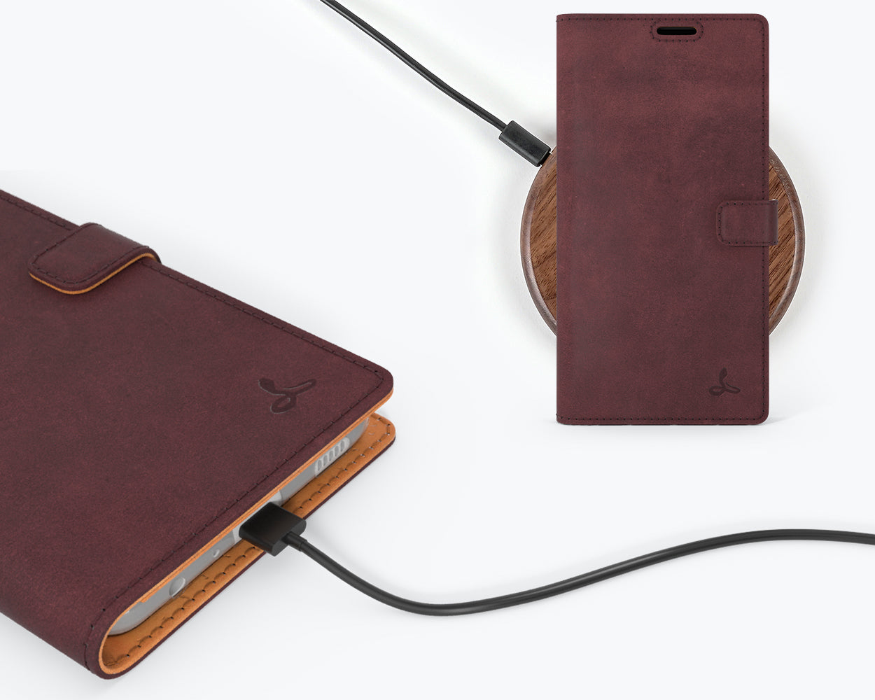 Vintage Leather Wallet - Samsung Galaxy A52S