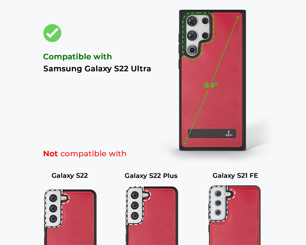 Metro Leather Case - Samsung Galaxy S22 Ultra
